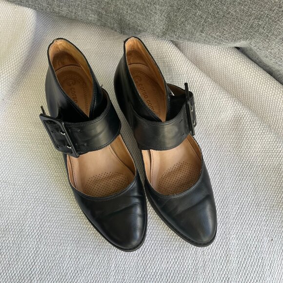 Corso Como Black Mary Janes with Big Buckle size 7M - Picture 6 of 6